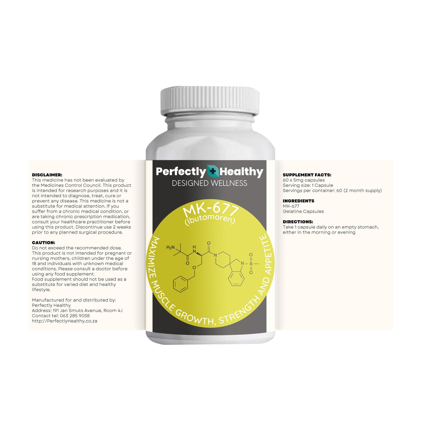 MK-677 (Ibutamoren) - Maximizes muscle growth, strength and appetite